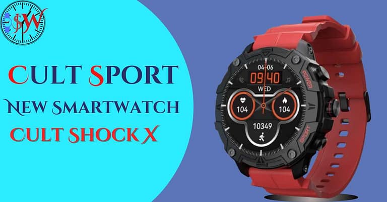 Cult Shock X Smartwatch - the ultimate cult sport new smartwatch. Stay connected and stylish with this cutting-edge wearable.